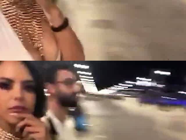 Katrina Moreno Shows huge tits in public