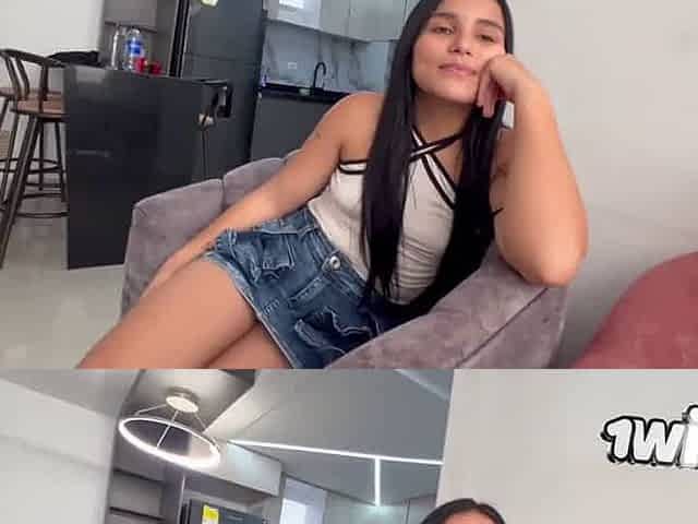 Young, crazy stepsister begs for ass fucking creampie in exchange for letting her party.