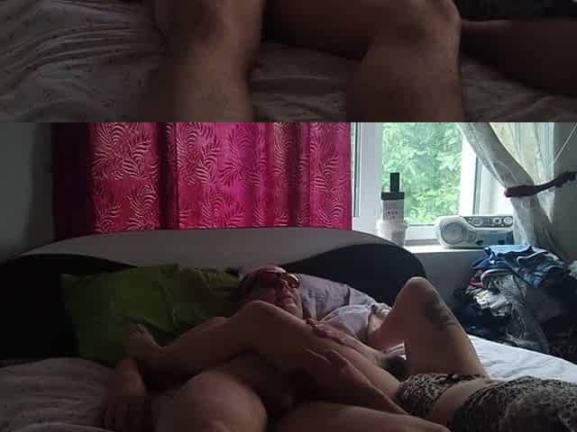 Real amateur pair mutual masturbation in cozy countryside