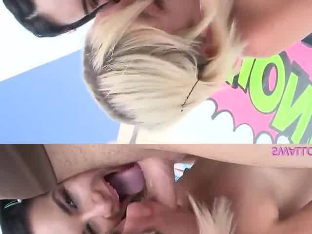 Deepthroat Cock Sucking With Sexy Teenage 18+