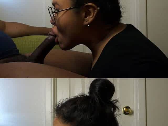 Pulling on That Dick with Her Throat