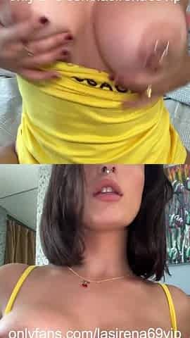 LaSirena69 got horny alone in her bedroom and started to masturbate!