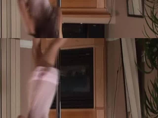 Pole Dancing Slut Spreads Dripping Pussy Wide Open