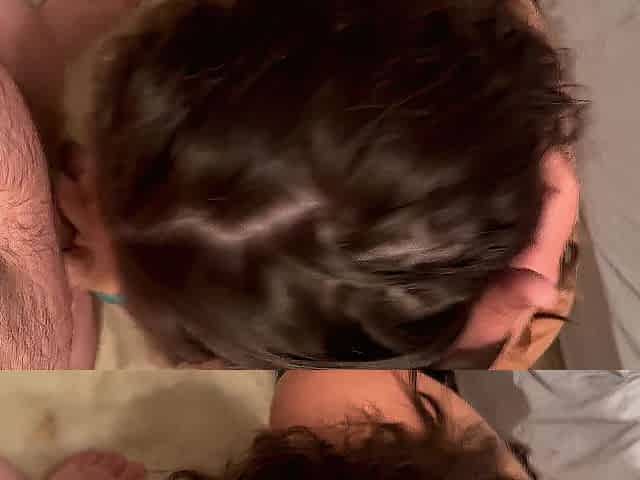 Hawt wife gets banged and takes facial