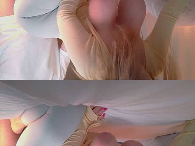 Doll Like Body Fuck & Fake Creampie Overload - Huge Tits & Ass in Crotchless Leggings - Lilykoti