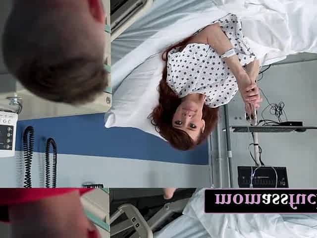 Hospital Gown Drops for Forbidden Step-Sibling Anal Joy
