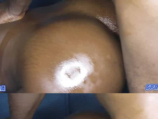 SMALL BLACK BUTT SCREW, ANAL DOGGY STYLE WITH CUM