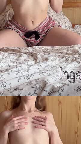 Cute Teen Masturbates with Big Dildo