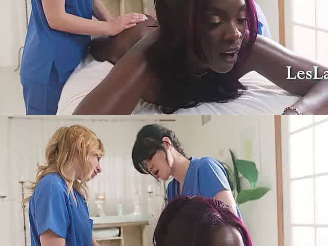 Instructor Ana Guides Small Students Throughout Raunchy Massage