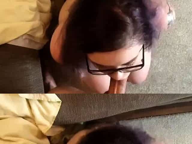 POV Blowjob with a Busty British MILF