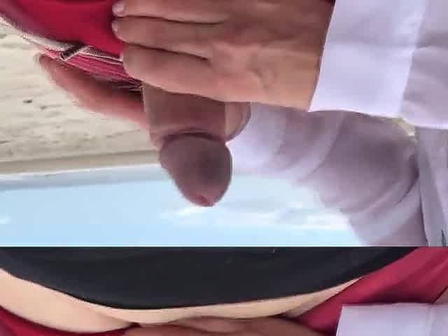 Playgirl, those people are looking at us! Public anal.