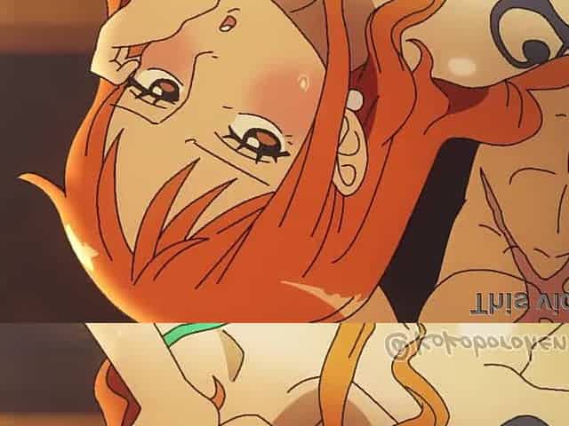 Nami gets drilled by her captain