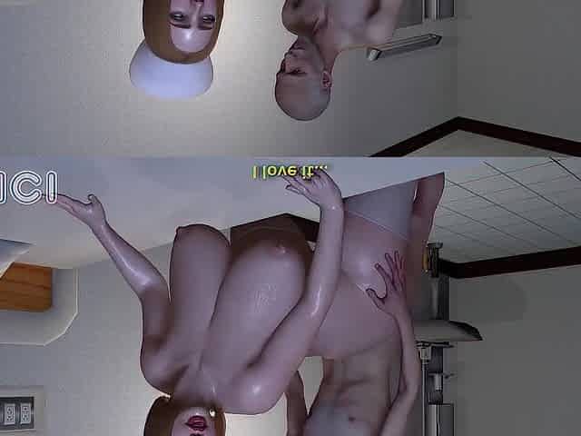 Old man with a big dick fucks his nurse's big ass - 3D Hentai - OCICI