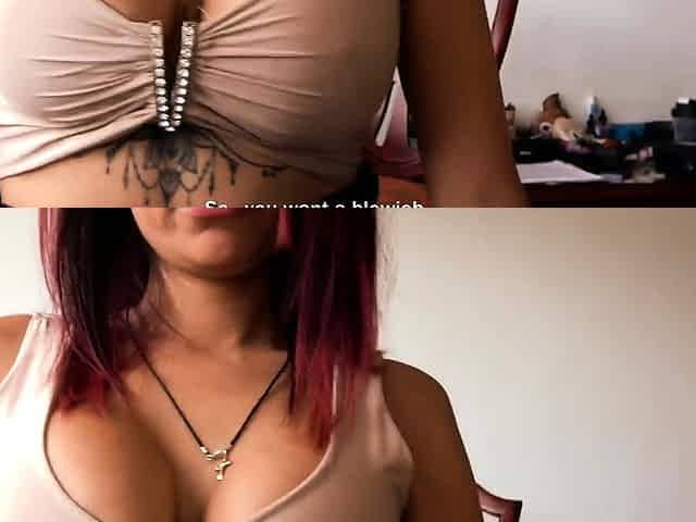Amateur Busty Latina Teen In Lingerie Sucks BWC Neighbor