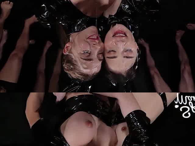 Sticky Bukkake Girls - Mary Popiense And Haruka Suzuno - Lucie Theodorova
