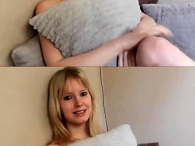 Cumshot loving blonde teen amateur facialized