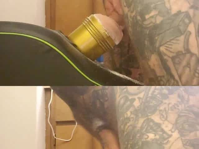 Home Bath Floor Fleshlight Screw