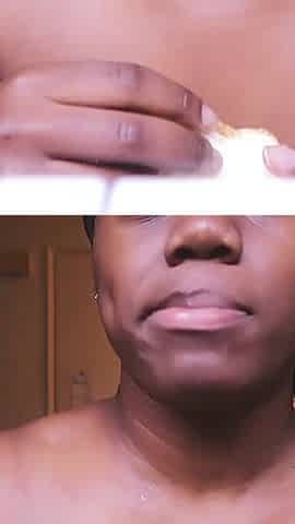 Topless Eating Food