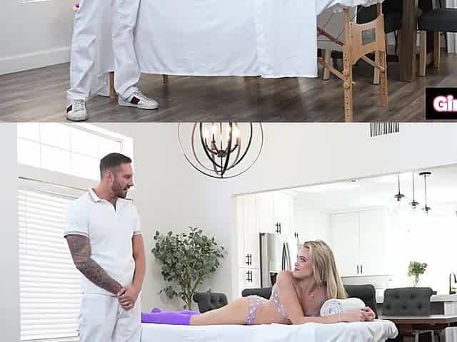 Quinton Massages Chloe Roses Insides With His Cock