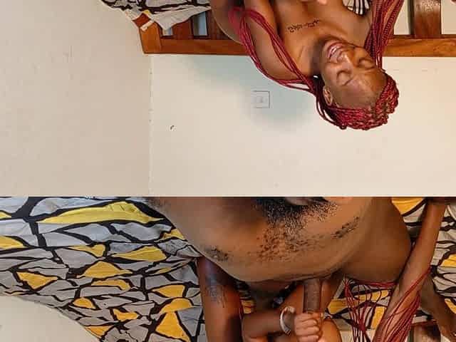 Ebony Thot Deepthroating a BBC