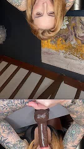 see me bang my constricted twat with my large back penis vibrator and widen my twat lips