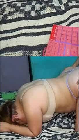 Foursome sex on the mattress whilst we're watched on web camera