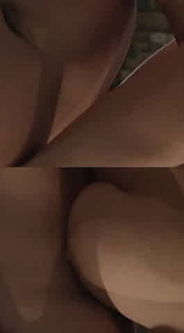 Priscilla Cums Under the Shower with Cock in Her Mouth, Pussy and Ass