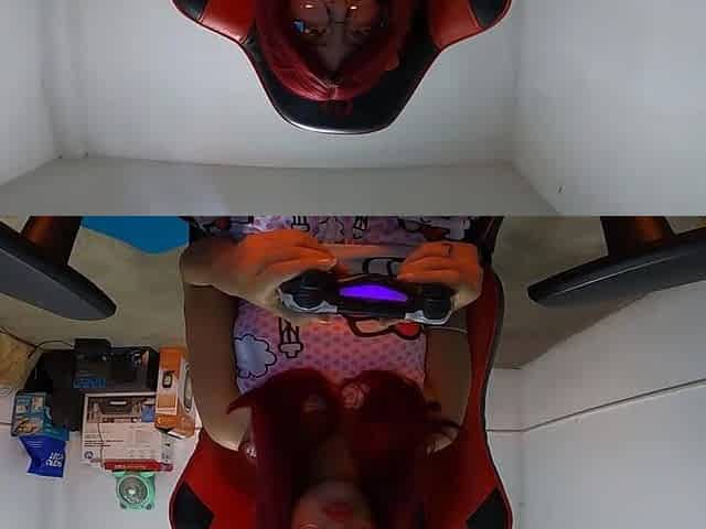 Please play with my cunt and fill it with milk during the time that I'm playing movie games.