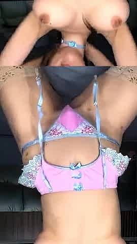 Chubby Brunette Big Boobs Dildo Masturbation