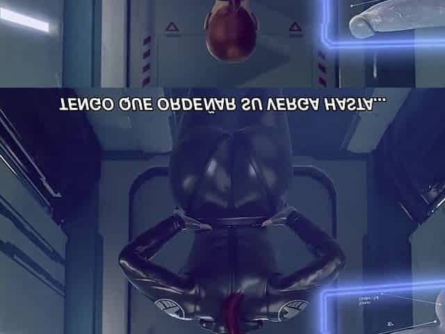 Look at the size of these balls: Ebony Widow milks Thanos' penis - X3D