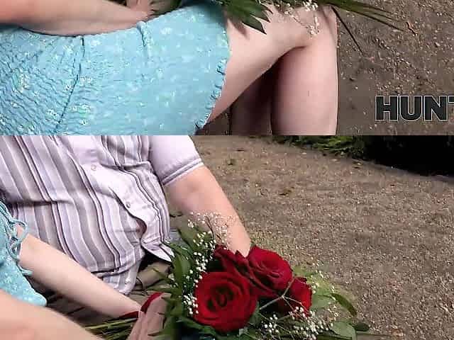HUNT4K. Honey likes fleshly pleasure so that babe easily tempts old husbands ally