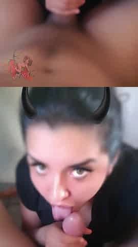 Nasty wife ends up bent over begging for greater quantity during the time that her cuckold watches