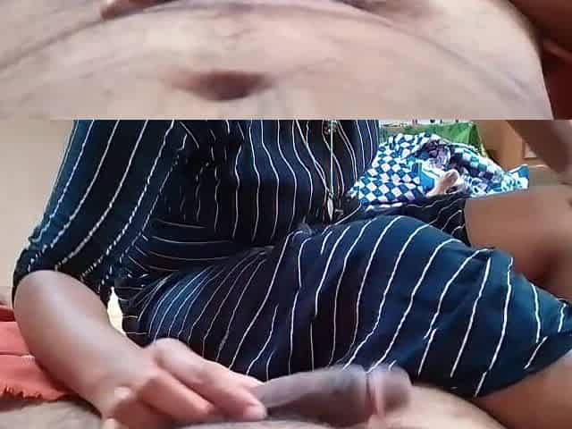 Village Girl Sucks Her Friend's Cock and Cums at His House