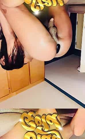 Playing with my recent butt-ramming