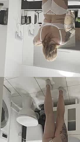 Mommy Changes Her Underwear and Then Goes to Pee.