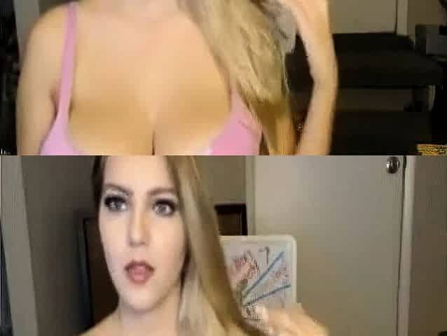 Gorgeous Amateur With Big Nipples and Tits on Webcam