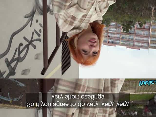 Redhead Russian Babe Shows Me Her Tits