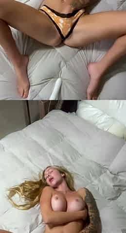 Amateur Blonde Teen Plays Solo with Toy Webcam Porn