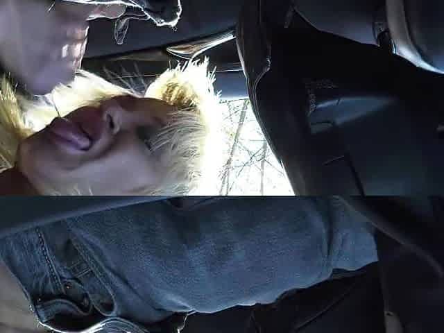 Breasty French mother I'd like to fuck Blows my dick in a car