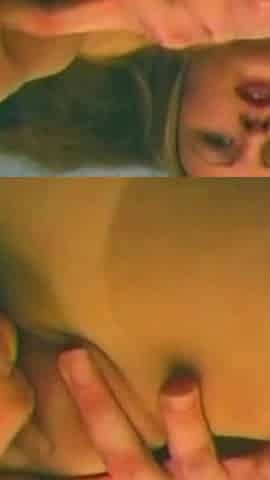 Blonde Slut Stretches Pussy Wide with Huge Bottle Insertion