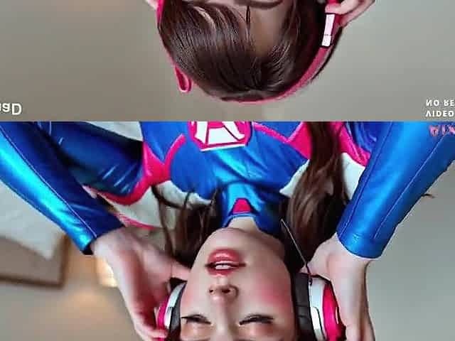 Futanari Shemale hentai - A Hot girl Dva Futanari has sex with her Futanari girlfriend. (AI Generated) AixXxShaD