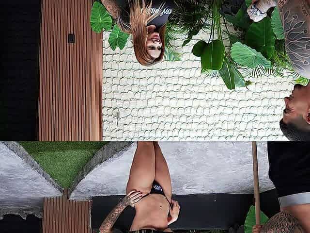 Cream pie anal a Sara golden-haired y su marido nos graba