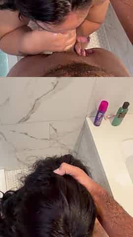 Sexy wife gives me a oral on vacation