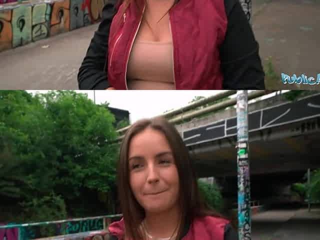 We knew this babe would give him greater quantity than a tugjob - Public Agent
