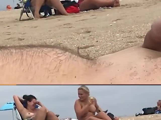 Excited to be seen by Women at the Moment of Ejaculation/nudist Beach