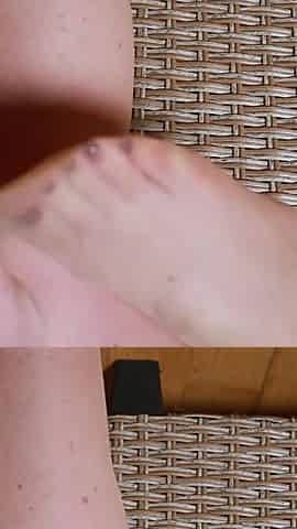 Nylon Heel Tease - Close-up Asmr Soft Stocking Rubbing Gentle Tugging Sounds