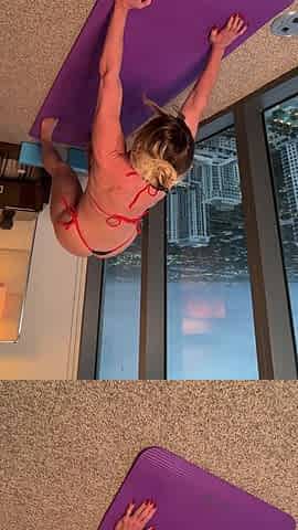 Come Join Me Doing Bikini Yoga