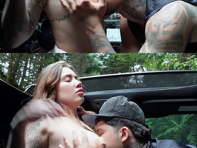 I Pick up a Stranger in My Truck and Fuck Him Hard and Real - Sara Blonde and Danner