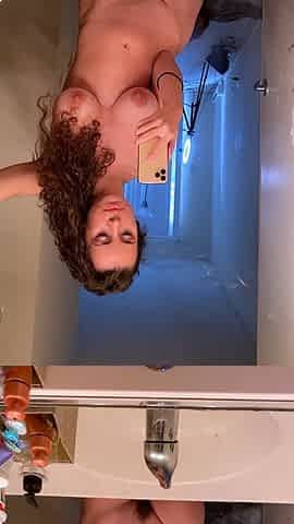 Busty brunette bitch with big boobs