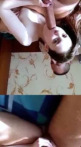 Teen Sucks Dick for FIRST TIME!!! (Future pornstar Bella